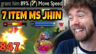 SPEED JHIN got EVEN BETTER WITH THE NEW ITEMS. 90% MOVESPEED EVERY AUTO.