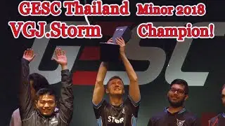 VGJ.Storm champion 🏆 GESC Thailand champions Grand Final vs Keen Gaming Winning moment #CyberWins