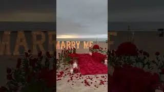 Romantic proposal ideas❤️MARRY ME🌹moon flower events #proposal #engagement #losangeles #marryme