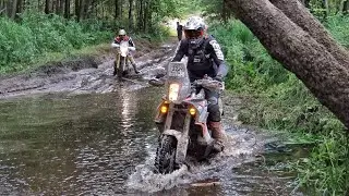 Enduro rally 24  Day 2 . Fragments . Ktm 790 & Africa