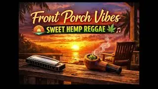 Front Porch Vibes &ndash; Sweet Hemp Reggae | Chill Harmonica Song 🌅🎶