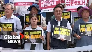 South Korea&rsquo;s $350B tariff deal with US sparks protest and debate over trade concessions