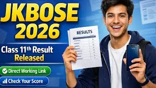 JKBOSE 11th Result Declared Check Your Score Watch Full Video. 