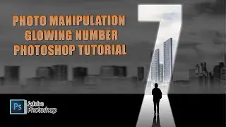 Photo Manipulation | Glowing Number | Photoshop2026 Tutorial