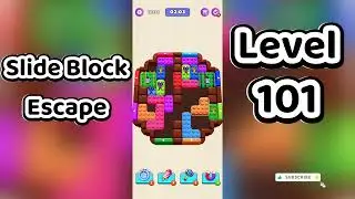 Slide Block Escape Level 101 Walkthrough 🧩 | Go Answer