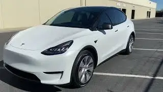 Tesla Model Y, Custom Full Body Matte PPF, All Windows Tinted and Ceramic Coating