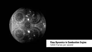 Fluid Dynamics in Combustion Engine - Slow Motion Recording