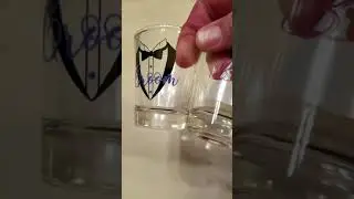 Bride and groom shot glasses