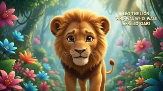 Leo the Lion Who Was Afraid to Roar 🦁 | Kids Animal Story | Moral Story for Children