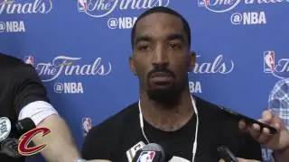 J.R. Smith | NBA Finals Warriors vs Cavaliers Game 2 Media Availability