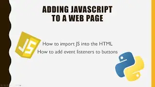 Adding JavaScript to a Web Page #css #javascript #html