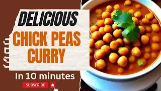 Quick & Easy Chickpeas Curry Recipe ? (Non-Dairy) Dish Best for Busy Weeknights