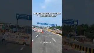 ARAMGHAR TO ZOO PARK TO ZOO PARK ARAMGHAR NEW FLYOVER OPENING SHORTLY#hyderabad #new #flyover #city