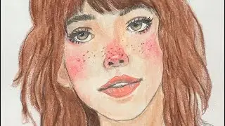 Coloring & Watercoloring Progress | Faber Castell & Aquarelle Pencils
