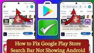how to fix Google play store search bar not showing Android phone #😱😱😱😱😍😍 GT Guptaji Technical Tech