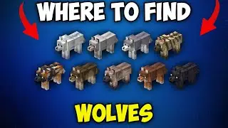 Where to Find All Types of Wolves in Minecraft