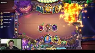 SirBlakeVIII: Hearthstone, Short Clip - Gnomeferatu burns up this RenoPriest's chances!