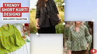 Types of short Kurti with names/Short kurti design ideas for girls women/Short kurti ideas for jeans
