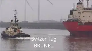 Thames Shipping by Richie Sloan, The FEDERAL CHAMPLAIN Cargo ship.