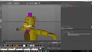 los personajes de fnaf para c4d que he creado