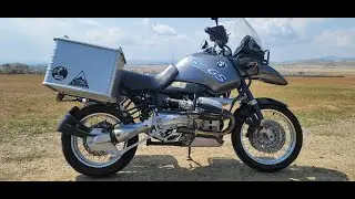 Мотоцикл для путешествий BMW R1150GS 2002 года выпуска, экипировка Hepco & Becker