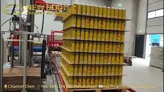 NEW DODO-500H High Speed Aerosol Can Production Line #metalpackaging #metpack #canmaking #welder