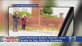 Wildwood Teachers Hold Parade To Say Hi To Students