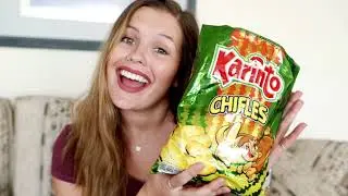 Americans Try Peruvian Snacks // Peruvian Food Taste Test