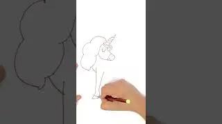 How to draw unicorn step by step | Unicorn Drawing #unicorn #unicorndrawing #learncoloring #drawing