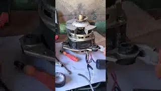 washing machine motor testing