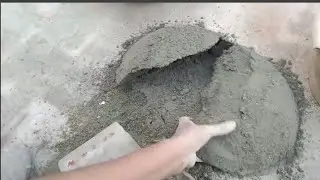 Cement Dirt Liquid Spread ASMR | Satisfying & Relaxing 🤤🌧️