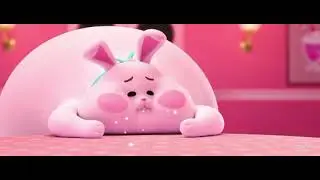 The bunny gets the pancake, not the kitty gets the milkshake.