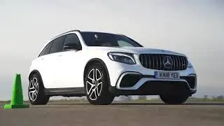 Jeep Trackhawk vs Tesla Model X vs AMG GLC 63 - DRAG RACE, ROLLING RACE & BRAKE TEST