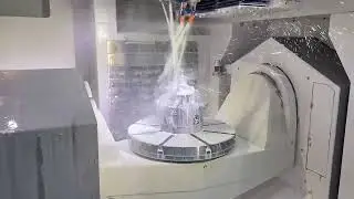 High-precision equipment Jingdiao five-axis machining center#cnc#aluminum#cncmachiningparts#factory