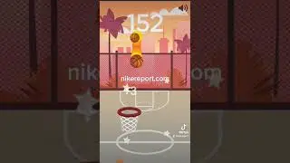 Hoop Stars High Score NikeReport.com #galaxiga #gameplay #Nike #80s #basketball #mobilegame