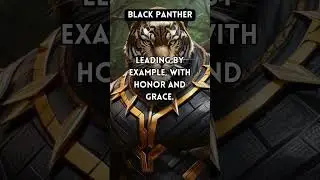 🐾 Black Panther's Hidden Wisdom! 💥 Leading with Honor & Grace in Marvel Universe! #blackpanther