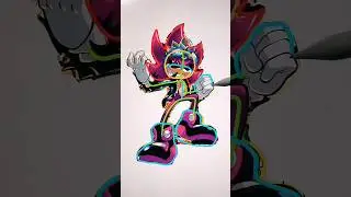 drawing super scourge #shorts #drawing #sonic #art #scourge