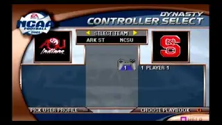 NCAA 2001 Dynasty NCSU Week 1