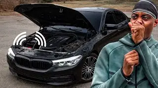 УСТАНАВЛИВАЮ САМЫЙ ГРОМКИЙ ВОЗДУХОЗАБОРНИК ХОЛОДНОГО ВОЗДУХА НА СВОЙ BMW 540I!!!