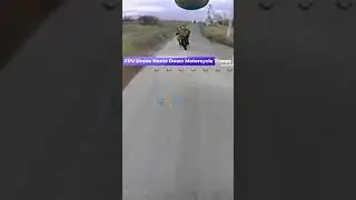 FPV Drone Hunts Down Motorcycle Troops