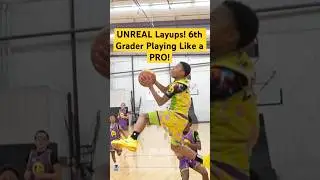 UNREAL Layups! 6th Grader Playing Like a PRO! #t3tv #basketball #nba