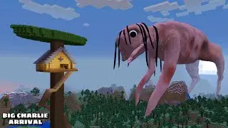 SURVIVING FROM BIG CHARLIE ARRIVAL in Minecraft - Gameplay - Coffin Meme