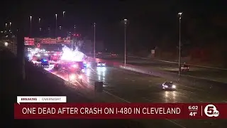 1 dead after crash on I-480 in Cleveland