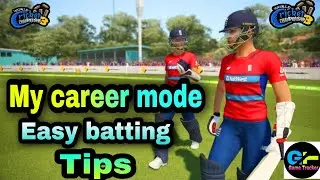My career mode batting tips in wcc3 | Easy batting tips in wcc3