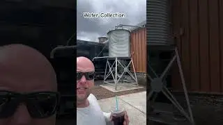 Rain Water Collection #shorts #gutter #construction #raingutter #diy #rain #gutters #roofgutter