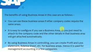 Define Business Area in SAP ll In English and Bengali Description