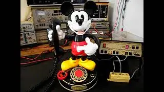 Animated Mickey Mouse Telephone Repair  www.A1-Telephone.com  618-235-6959