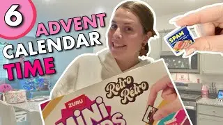 Распаковка целого ретро-календаря Mini Brands // (Эпизод 6) 12 дней Vlogmas 🎄 | Jadeeladie