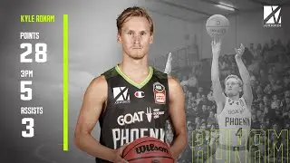 Kyle Adnam highlights vs Perth Wildcats (Round 8, NBL21)