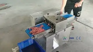 Fresh meat cutting machine meat strip cutter